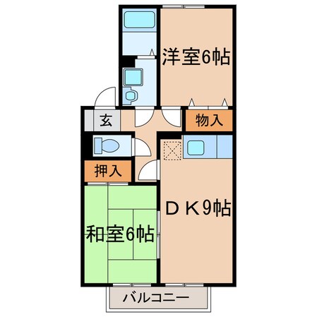 ウィング青山Ⅱの物件間取画像